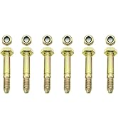 TGBoBiFiveY 53200500 1/4" Shear Bolt and Nut 6 Pack Compatible with Ariens ST520 ST524 ST624 ST72...