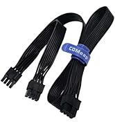 COMeap PCIe Cable for Corsair, ATX CPU 8 Pin Male to Dual PCIe 8 Pin (6+2) Male Power Cable for C...