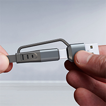 retractable charging cable 4 in 1