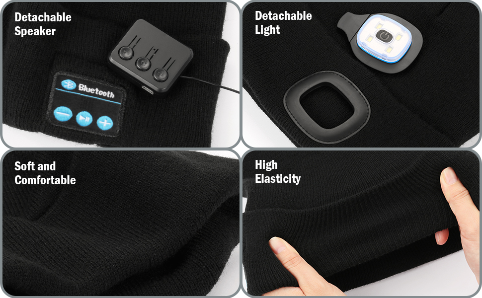 bluetooth led beanie