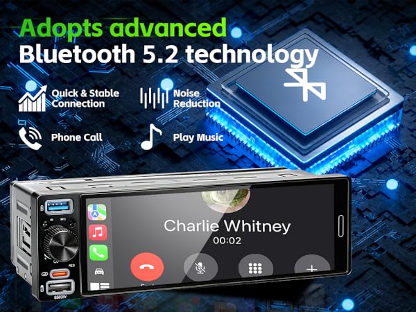 Single Din Car Radio 