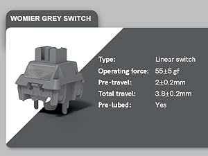 Custom Creamy Keyboard 75% Mechanical Gaming Keyboard Hot-Swappable Keyboard