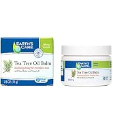 Earth's Care Tea Tree Oil Balm - Tea Tree Moisturizer for Problem Skin - Repair Cream with Shea B...