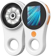 Digital Microscope Handheld 2.0 inch IPS Color Screen,Portable Digital Magnifying Glass 500x,Marc...