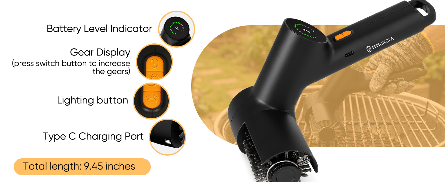 power grill brush for outdoor grill