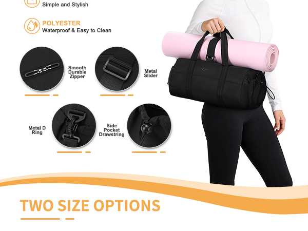 medium gym bag for women
