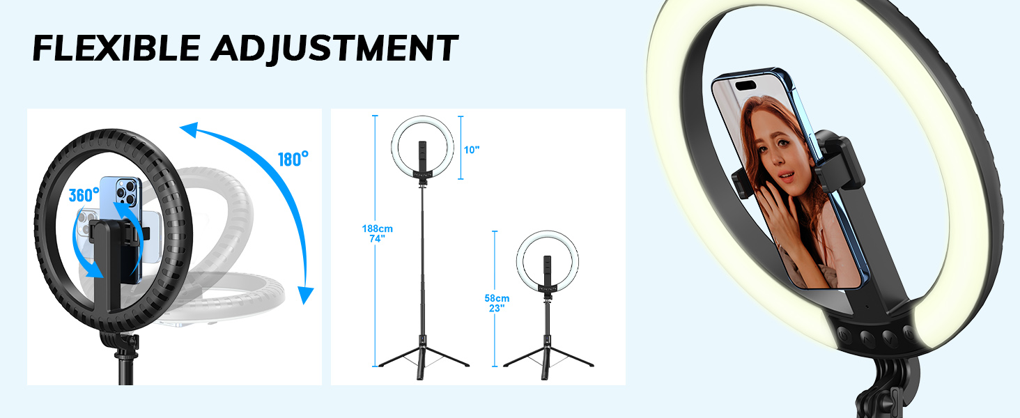 ring light tripod for iphone, ringlight tripod