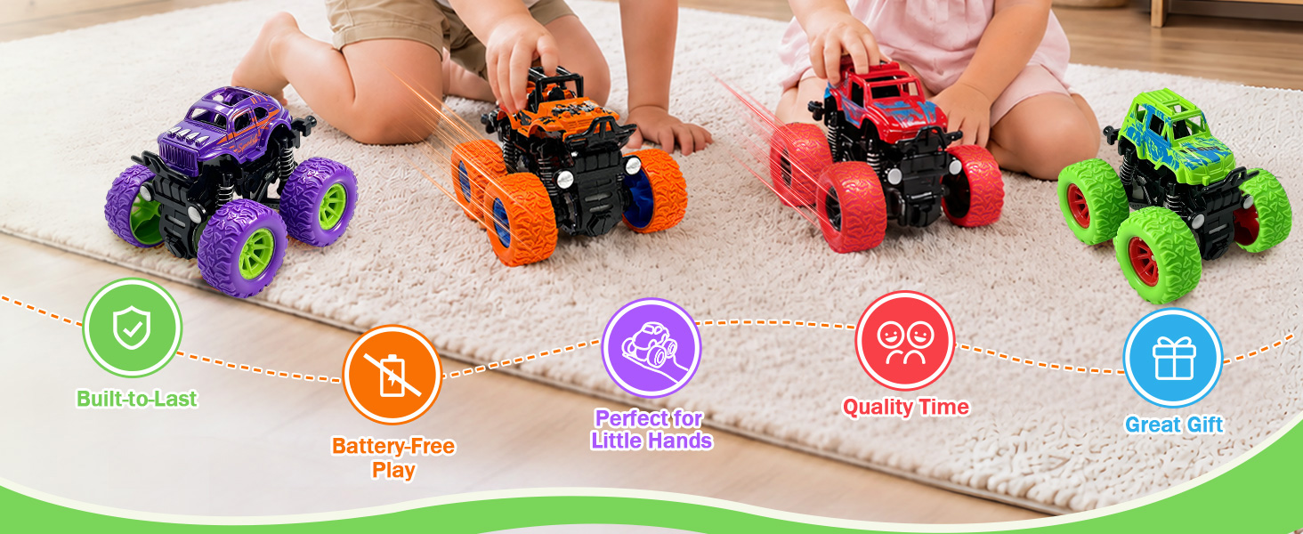 monster truck toys for boys ages 3-5 4-7