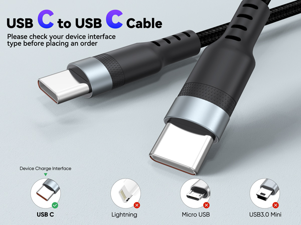 usb c cable 15ft