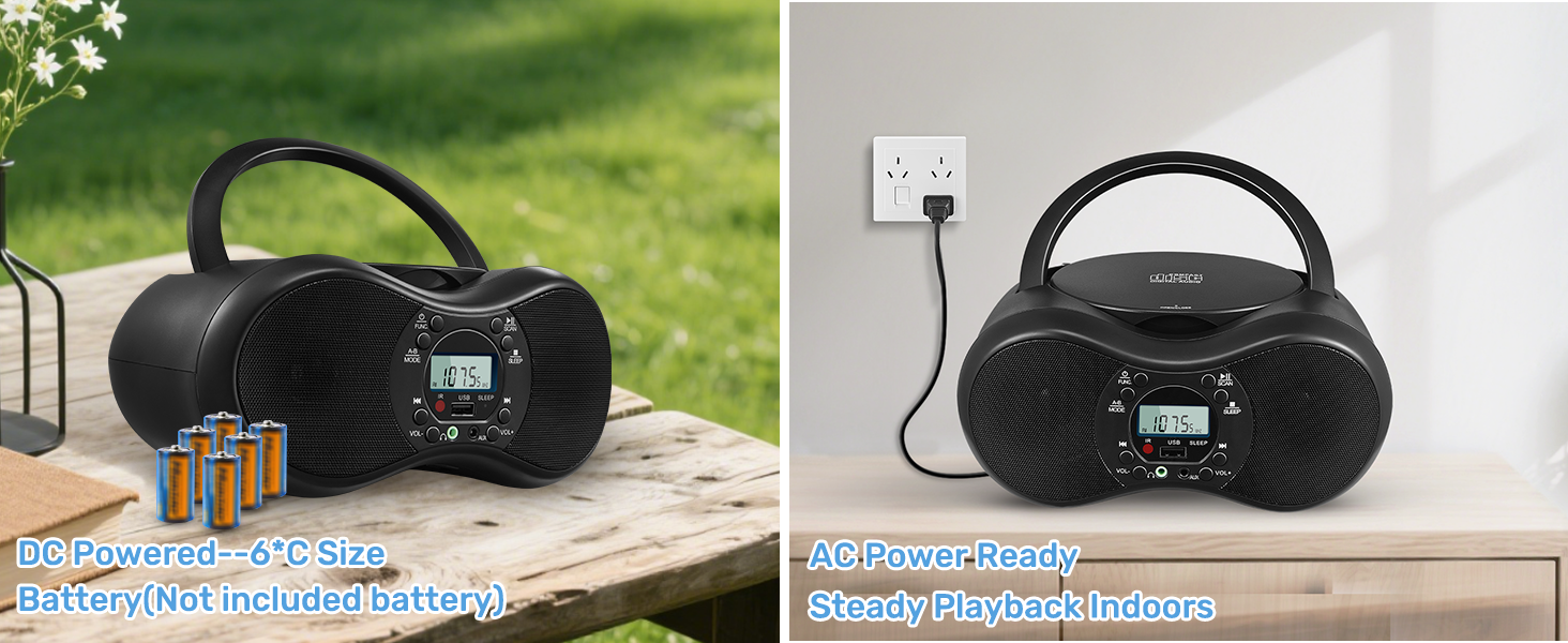 Portable CD Player Boombox