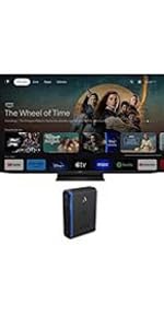 Sony K55XR80M2 55 Inch Bravia 8 QD-OLED 4K HDR Google TV with an Austere 5S-PS4-US1 4-Outlet Power (...