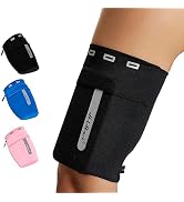 HiRui Running Armband Sleeve Universal Sports Armband Cell Phone Holder Armband for Exercise Work...