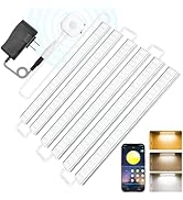 MORIACC Motion Sensor Light Indoor,12 Inch Ultra Thin Under Cabinet Lights LED Light Bar, Dimmabl...