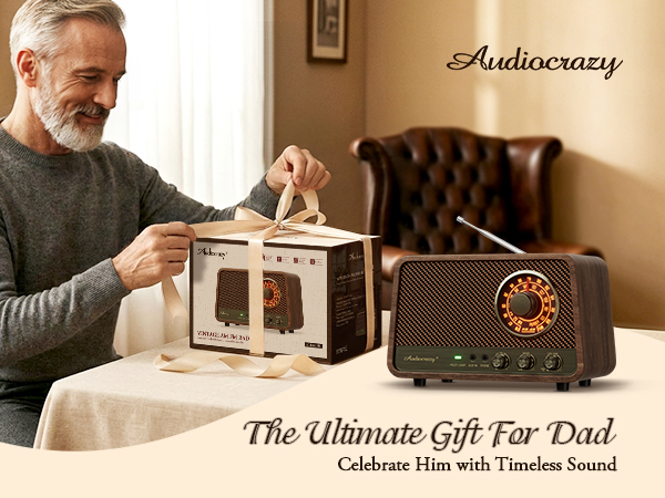 Vintage radio father day gift