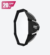 ULANZI FOLD QS30 Octagonal Softbox, 11.81 inch/30cm Mini Bowens Mount Quick Release Octagonal Sof...