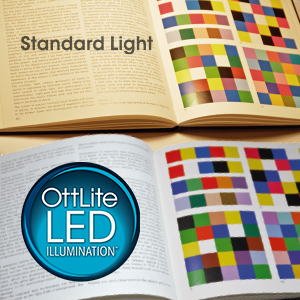 LED comparison natural daylight difference 5000k color temperature mode brightness color rendering