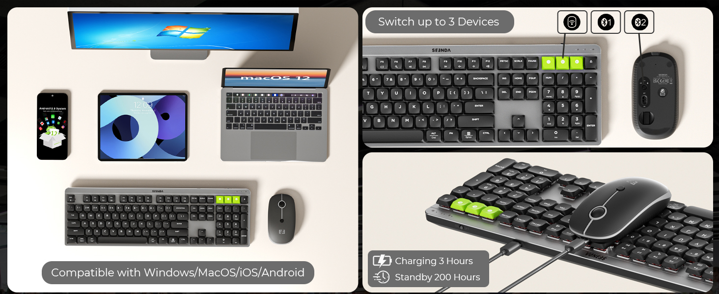 Bluetooth Keyboard Mouse