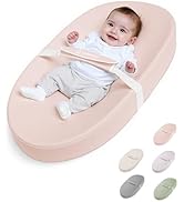 COMOMY Baby Changing Pad with Wipeable &amp; Waterproof PU Cover, Contoured Diaper Changing Pad for D...