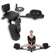 200° Split Machine for Flexibility – Heavy-Duty Leg Stretcher Machine with Handwheel, Cushioned S...