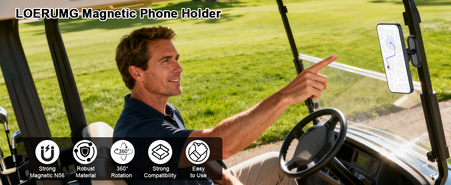 golf cart phone holder