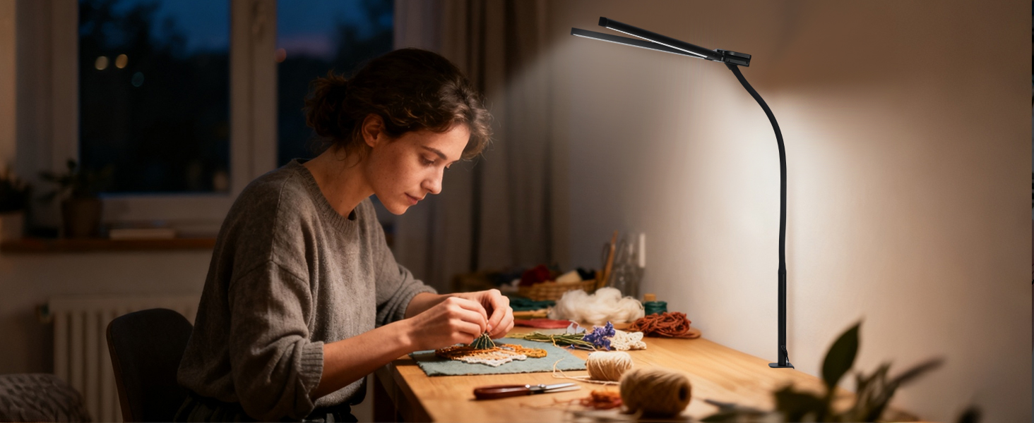 Desk Lamp with Clamp