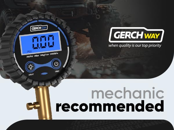 mechanic recommended tire pressure gauge