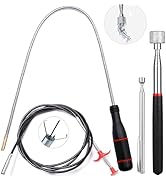4 Pack Telescoping Magnet Pick-up Tool Set, Extendable Magnetic Telescoping Pickup Tool 1-15 LB &amp;...