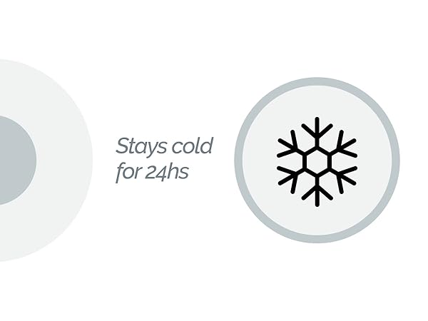 stays cold for up to 24hrs