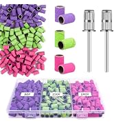 Rolybag 210Pcs Sanding Bands for Nail Drill with 2Pcs Nail Drill Bits | Nail Drill Sanding Bands,...