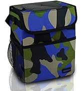 SIBOFUEGO Cute Car Trash Can with Lid - Leak Proof Car Trash Bag Hanging Waterproof Car Garbage C...