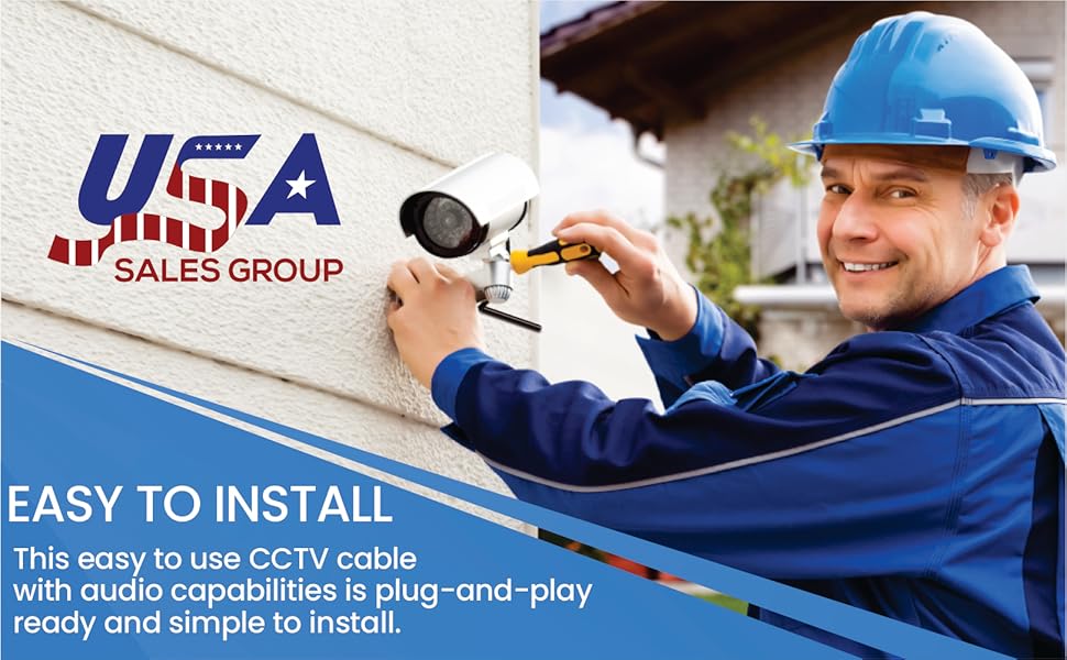 CCTV Camera Cable 100 ft