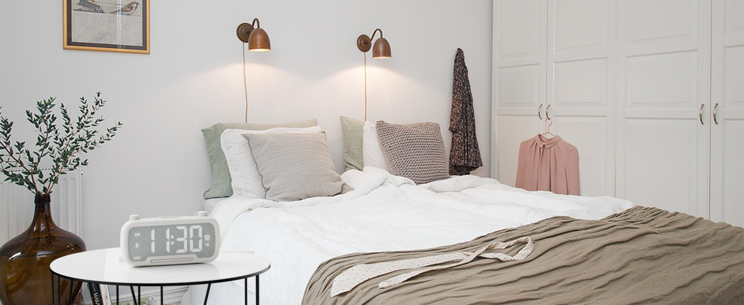 use clock radio in your bedroom