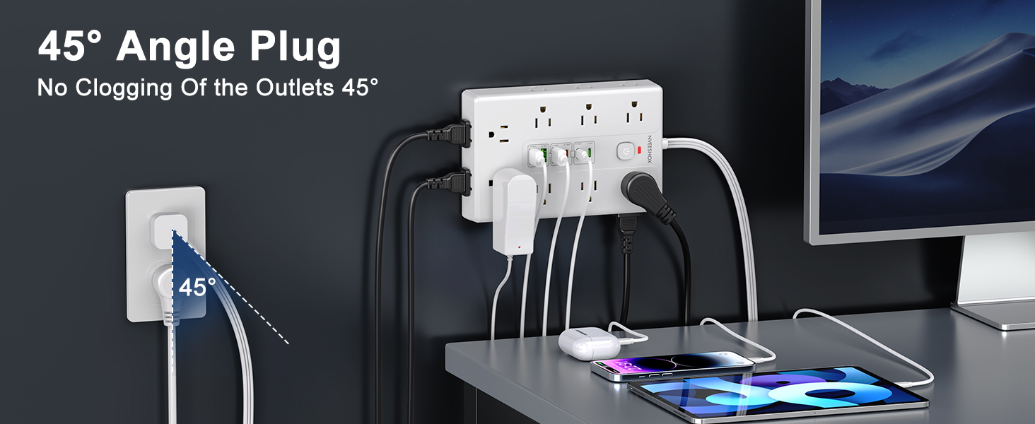 45° Angle Plug