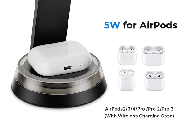 watch phone airpod charging station