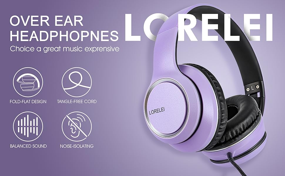 X8 Purple headphones 