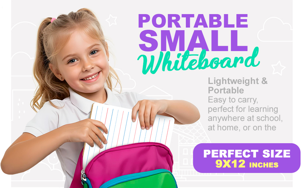 Learning board for kids Dry erase writing board Classroom handwriting board Reusable writing board