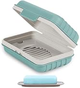 Quatish Soap Holder, Soap Dish 1 Pack, Bar Soap Holder for Shower, Travel Soap Case with Lid for ...