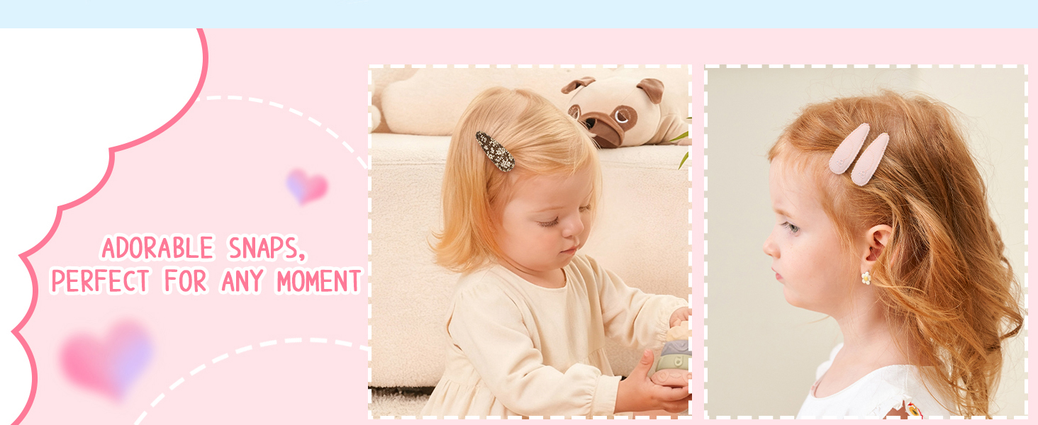 Floral Print Hair Clips