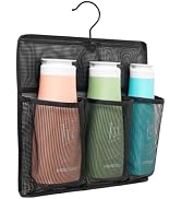 ALYER Mesh Shower Organizer,Shower Caddy with Rotating Detachable Metal Hanger, Quick Dry Bathroo...