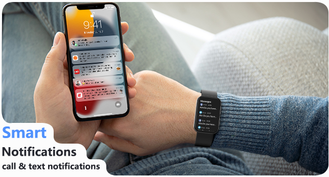 Smart Notifications of Morepro smart watch