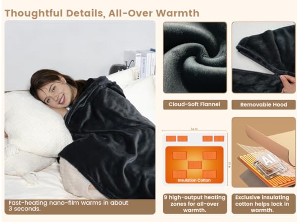 heated shawl cordless