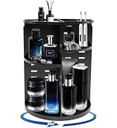 Novalunae 360 Rotating Mens Organzier,Cologne Organizer for Men,Perfume Organizer,Mens Bathroom O...