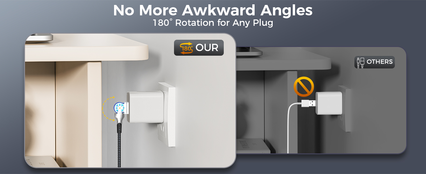 right angle lightning cable