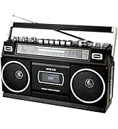 old school Cassette tape player boombox