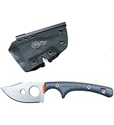 Outdoor Element Contour Feather Adventure Survival Knife - Fixed Blade, EDC, Hunting, Camping Kni...