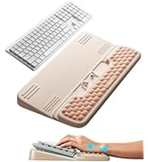 Vaydeer Keyboard Stand with Wrist Rest, Gaming Wrist Support Pad, Ergonomic Hand Rest Arm Soft Me...