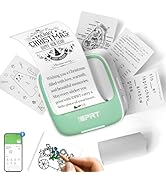 Mini Sticker Printer - S1 Portable Sticker Maker Machine with 1 Roll Sticker Paper, Bluetooth Pri...