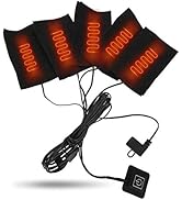 Heated Butt Pad USB, USB Heating Pad for Coat, USB Electric Cloth Heater, USB Toy Heater,Small He...