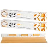 VIVAVENTURE Parchment Paper for Baking, Parchment Paper Rolls 12in x 98ft, 3 Rolls of 12in x 32.8...