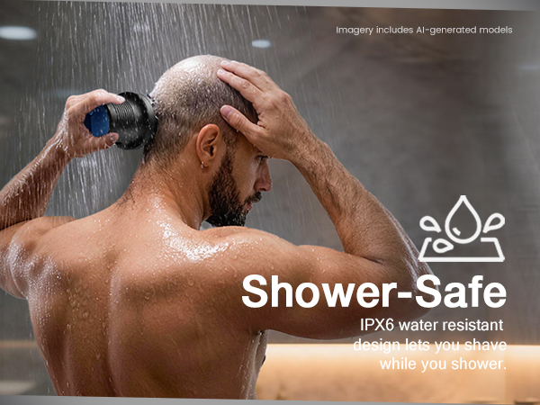 IPX6 Waterproof,Rinse with Water Directly